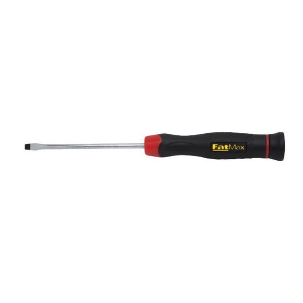 STANLEY 62-551 Screwdriver, 1/8 in Drive, Slotted Drive, 6-1/2 in OAL, 3 in L Shank, Tri-Lobular Handle