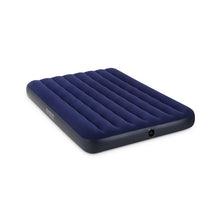 Load image into Gallery viewer, INTEX 68758 Downy Airbed Mattress, 75 in L, 54 in W, Full, Vinyl, Blue
