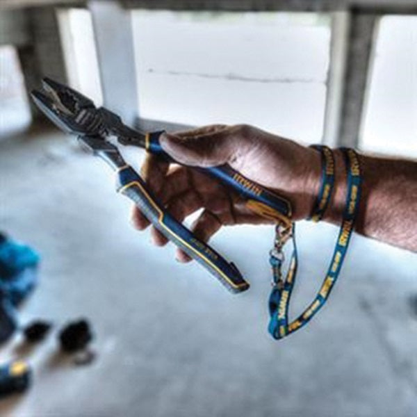 IRWIN 1902422 Integrated Performance Tool Lanyard, 19 in L, 50 lb Working Load, Nylon Line, Blue, Loop End Fitting