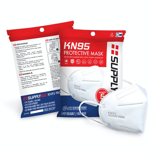 KN95 Protective Face Mask- 5 PK