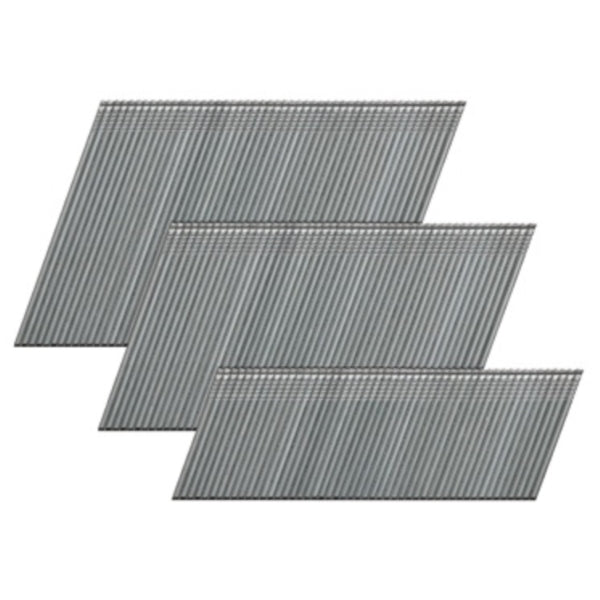 Paslode 650232 Trim Nail, 2-1/2 in L, 16 Gauge, Steel, Galvanized, Flat Head