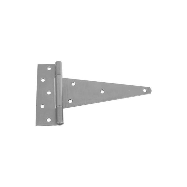 National Hardware N128-900 T-Hinge, 7.2 in W Frame Leaf, 2-1/4 in H Frame Leaf, Steel, Zinc, Tight Pin, 70 lb