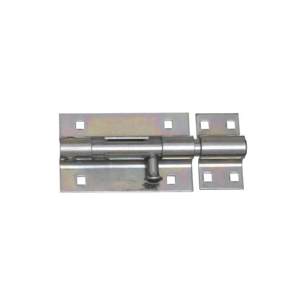 National Hardware N151-118 Barrel Bolt, 0.6 in Dia Bolt Head, 5 in L Bolt, Steel, Zinc