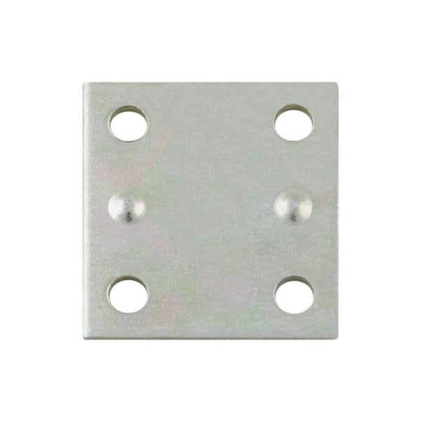 National Hardware N220-087 Mending Brace, 1-1/2 in L, 1-3/8 in W, 0.07 in Gauge, Steel, Zinc-Plated, Screw Mounting