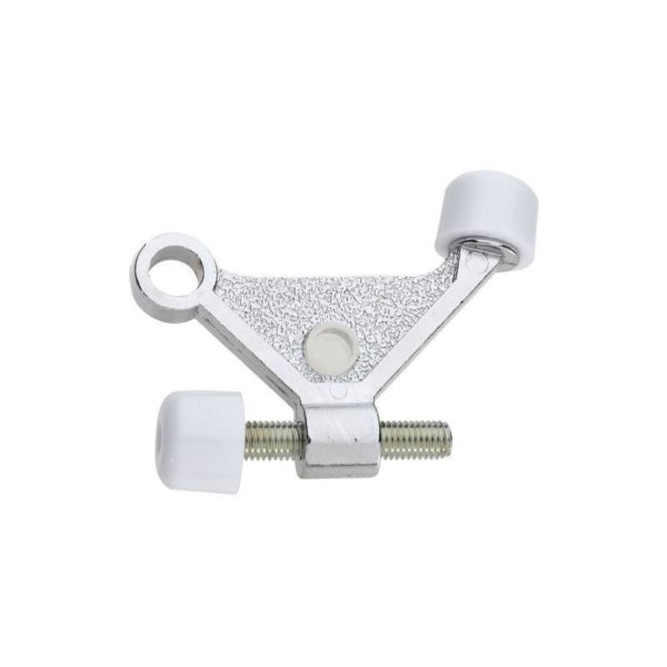 National Hardware N274-076 Hinge Pin Door Stop, 1-7/8 in Projection, Zinc, Chrome
