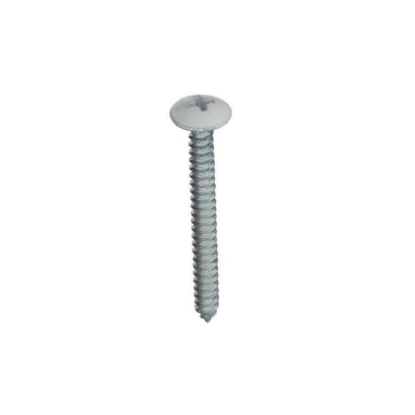 National Hardware V157S Series N281-535 Screw, Flat Head, Steel, White