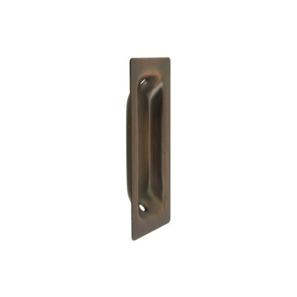 National Hardware N335-620 Door Pull, 1.37 in W, 0.37 in D, 3-1/4 in H, Steel, Antique Bronze
