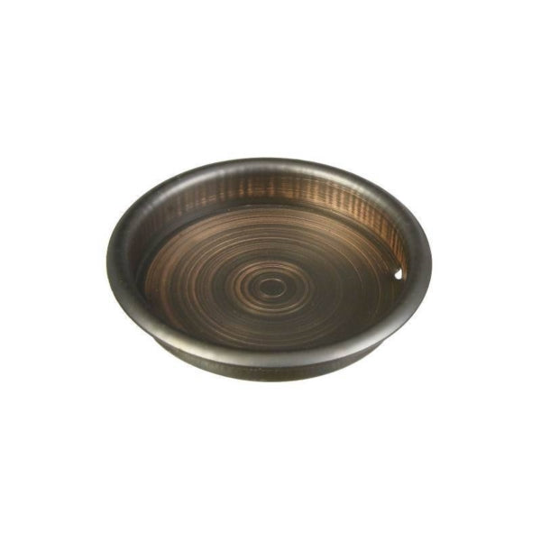 National Hardware N335-745 Door Cup Pull, Steel, Antique Bronze