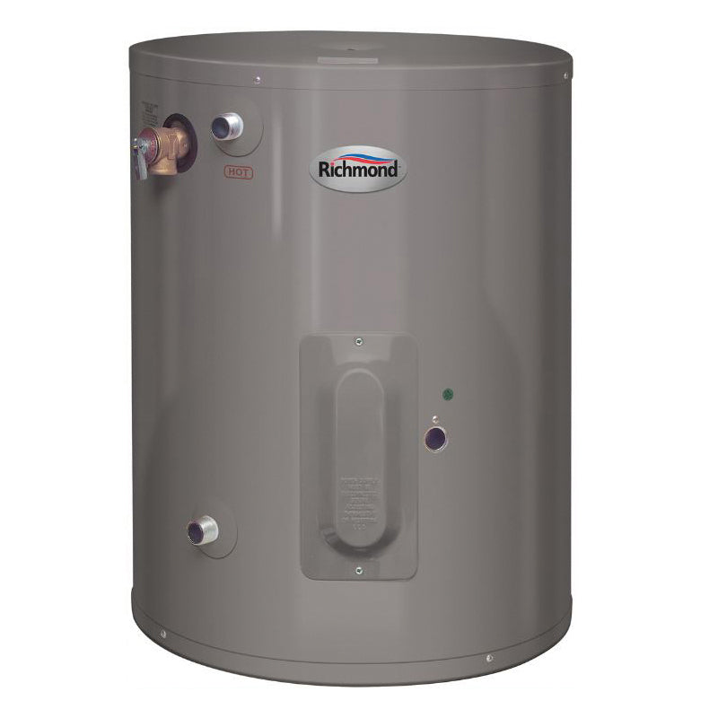 Richmond Essential Series 6EP30-S Electric Water Heater, 120 V, 2000 W, 30 gal Tank, 0.9 Energy Efficiency