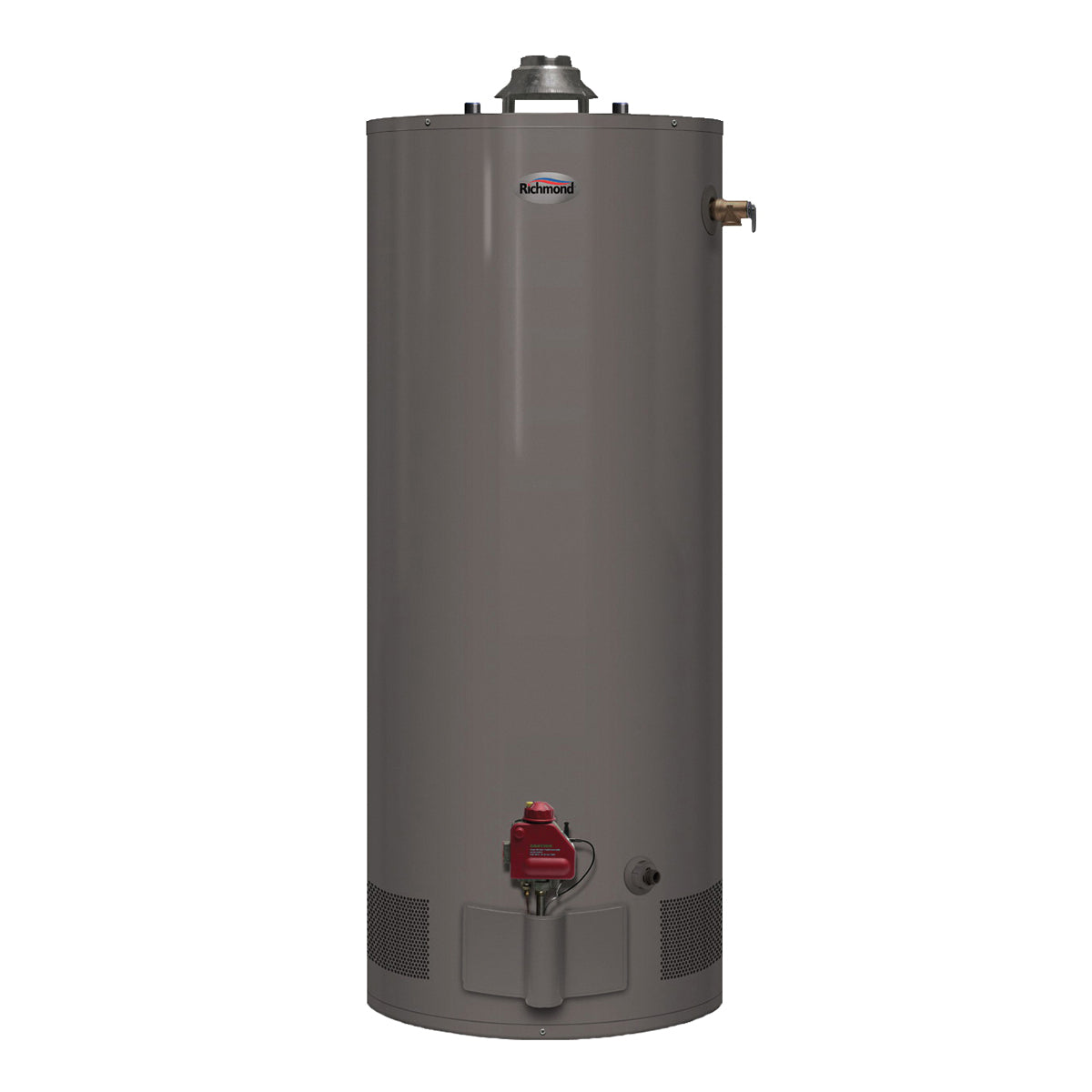 Richmond Essential Series 6G40S-31PF3 Gas Water Heater, Liquid Propane, 40 gal Tank, 65 gph, 31000 Btu/hr BTU