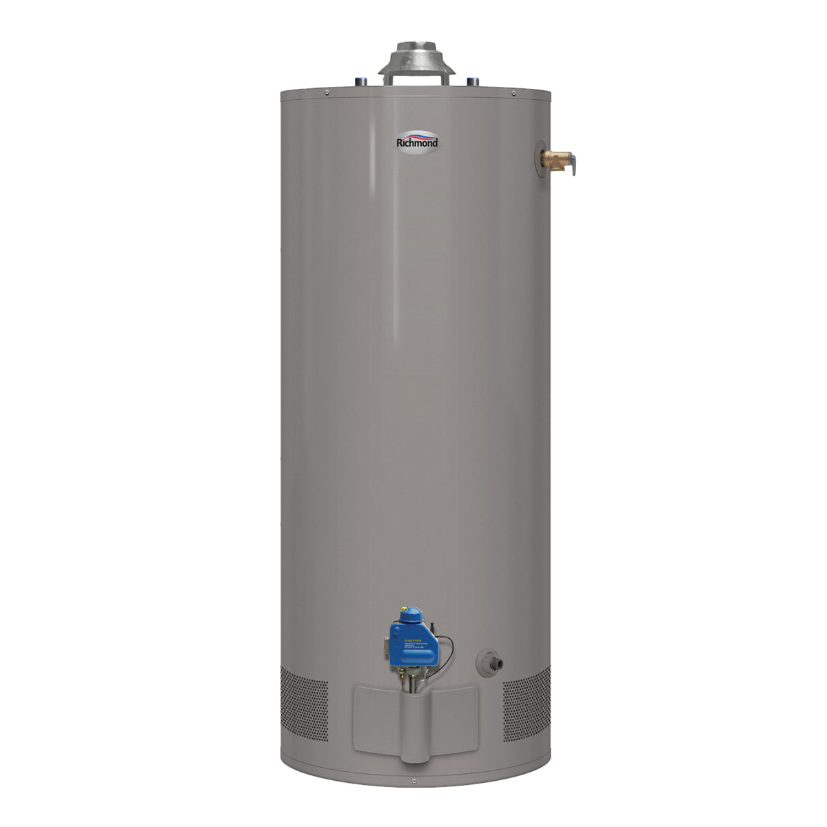 Richmond Essential Series 6G40S-34F3 Gas Water Heater, Natural Gas, 40 gal Tank, 65 gph, 34000 Btu/hr BTU