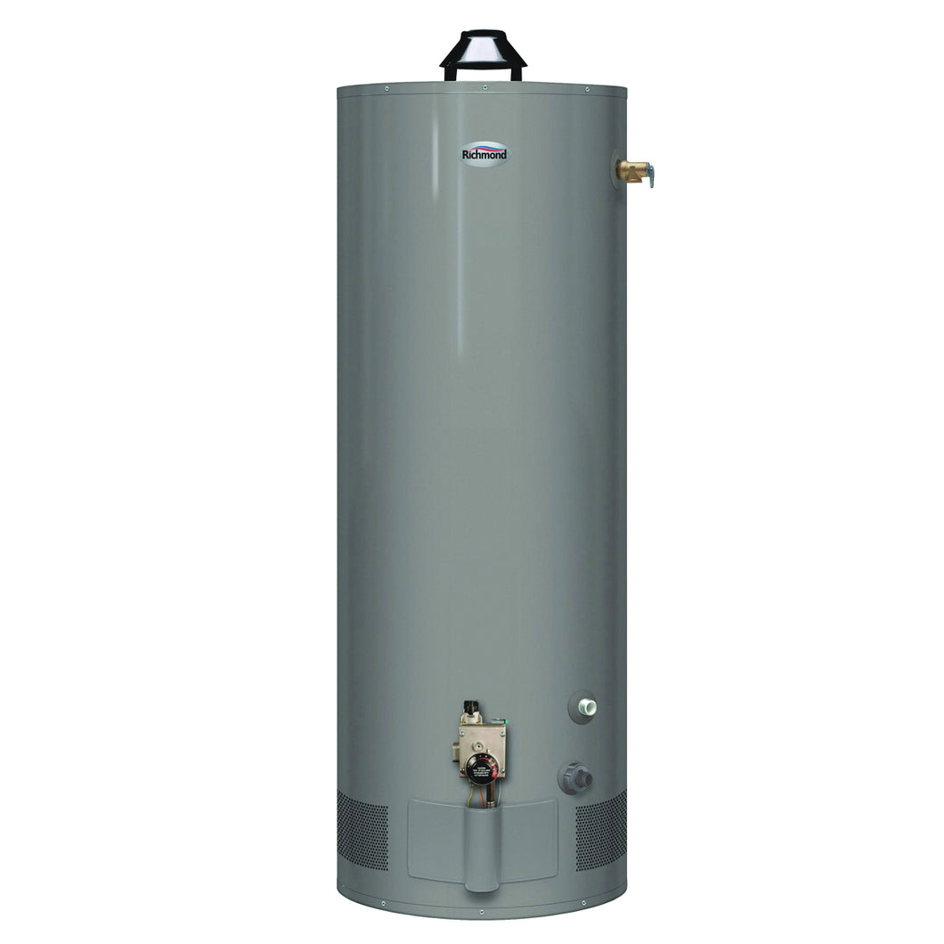 Richmond Essential Series 6V30FT3 Gas Water Heater, LP, Natural Gas, 29 gal Tank, 52 gph, 32000 Btu/hr BTU