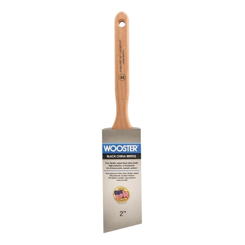 WOOSTER Z1293-3 Angled Sash Brush, Black Bristle, 3 in W Brush