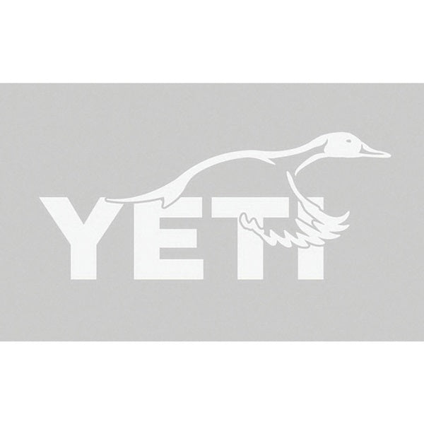 YETI Sportsman YSDDUCK Window Decal, Pintail Duck, White Legend