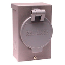Load image into Gallery viewer, RELIANCE CONTROLS PB30 Power Inlet Box, 30 A, 125/250 V, Gray
