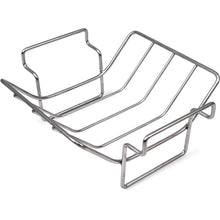 Load image into Gallery viewer, Big Green Egg 117557 Rib and Roast Rack, Dual-Purpose, Stainless Steel, For: 2XL, XL, Large, Medium and Small EGGs
