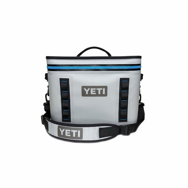 Yeti Hopper Flip 12, 18010110000 Soft Cooler, 13 Cans Capacity, Fog Gray/Tahoe Blue