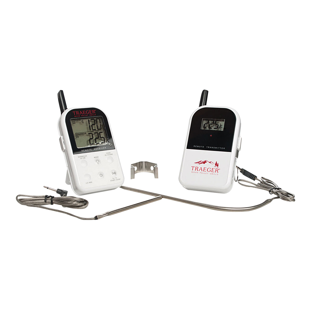 Traeger BAC353 Probe Thermometer, 300 deg C, Digital Display, White