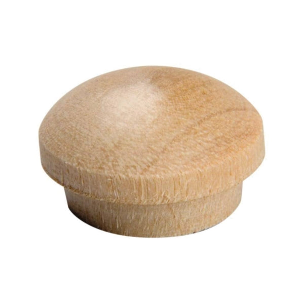 Waddell 8401.00 DP-10 Screw Hole Button, 4 in L, Birchwood