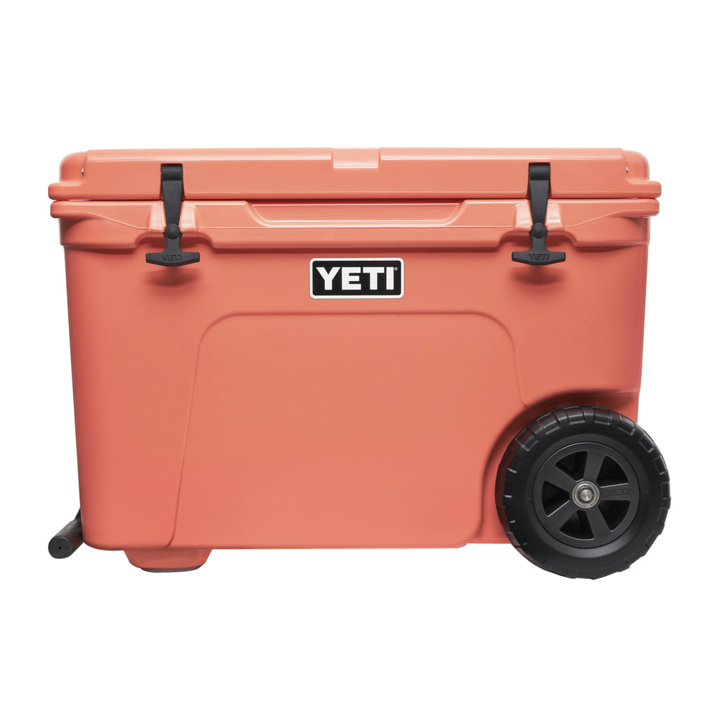 YETI Tundra Haul 50, 10060140000 Neverflat Wheeled, Hard Cooler, 45 Can Capacity, Coral