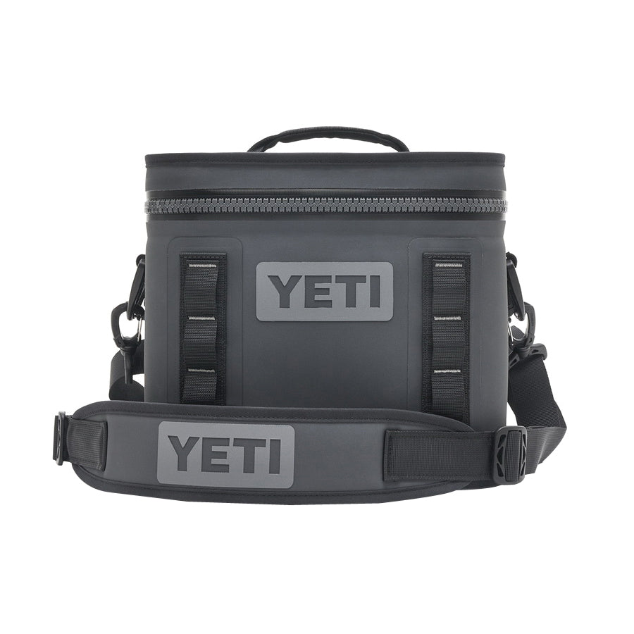 Yeti Hopper Flip 8, 18010130001, Soft Cooler, 8 Can Capacity, Dryhide Fabric, Charcoal