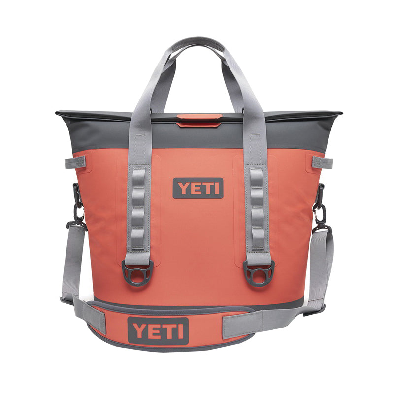 Yeti Hopper M30 18060130030 Soft Cooler,28 lb Cooler, Fabric/Foam/TPU, Coral