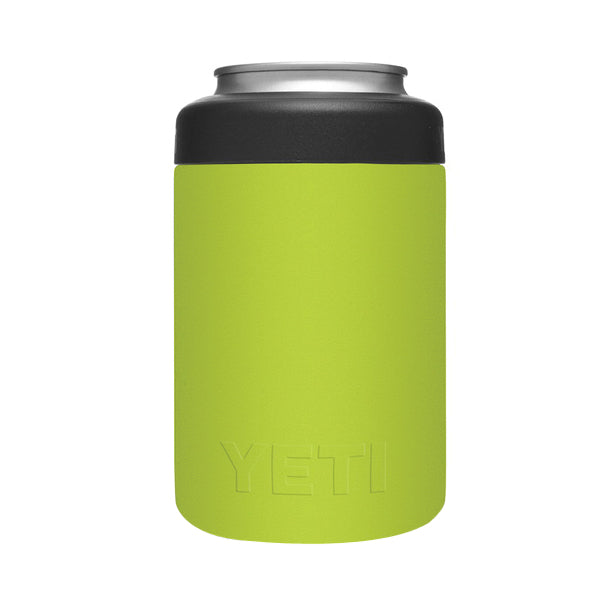 YETI Rambler 21070090075 Colster, 3-1/8 in OD x 4-7/8 in H, 12 oz Can/Bottle Insulator Stainless Steel, Chartreuse