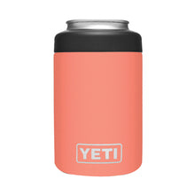 Load image into Gallery viewer, YETI Rambler 21070090076 Colster, 3-1/8 in OD x 4-7/8 in H, 12 oz Can/Bottle Insulator Stainless Steel, Coral

