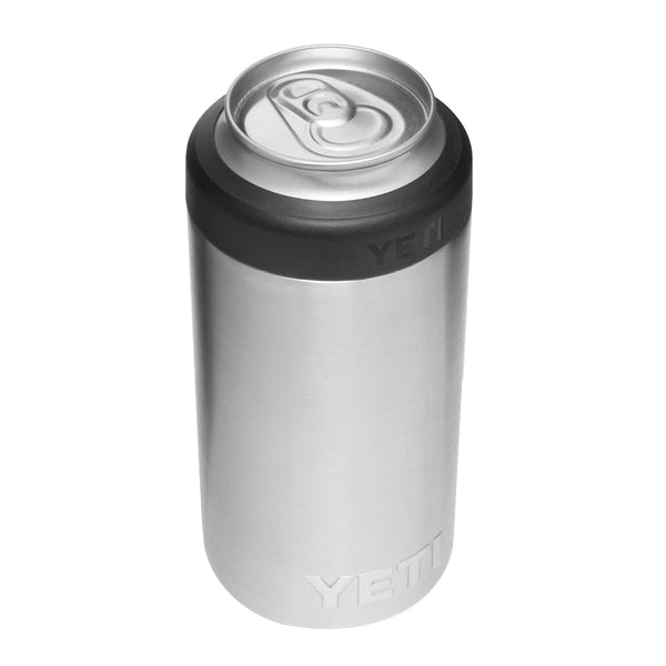 YETI Rambler 21070090092 Colster Tall Can Insulator, 3 in Dia x 6 in H, 16 oz Can/Bottle, Stainless Steel, Coral