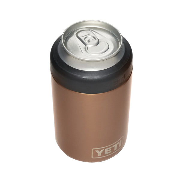 YETI Rambler 21070090118 Colster, 3-1/8 in OD x 4-7/8 in H, 12 oz Can/Bottle Insulator Stainless Steel, Copper