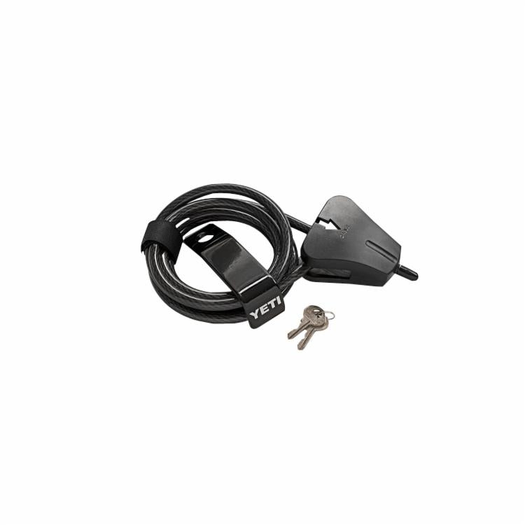 YETI YPCL Security Cable Lock and Bracket, Steel, Black, For: Yeti Tundra Coolers