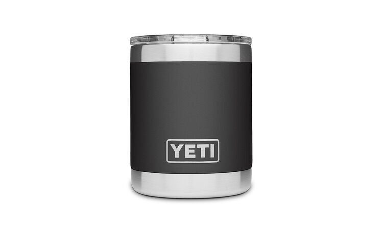 Yeti  Rambler 10 OZ Lowball with Standard Lid, Vacuum Insulated, Stainless Steel, Charcoal