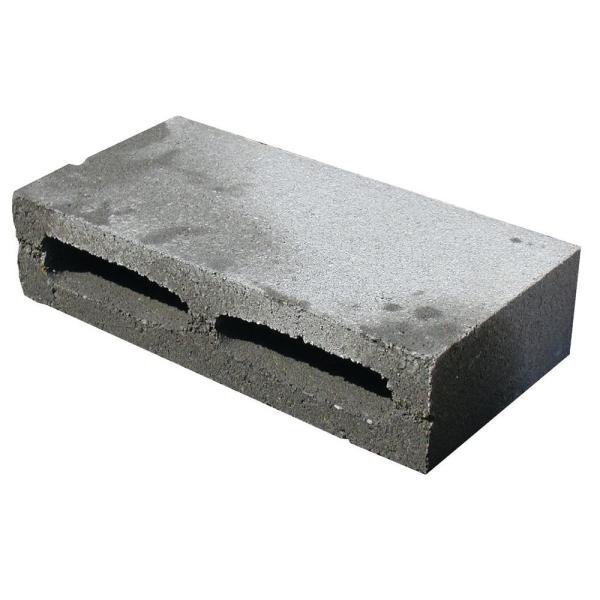 Hollow Patio Block 4x8x16 IN Gray