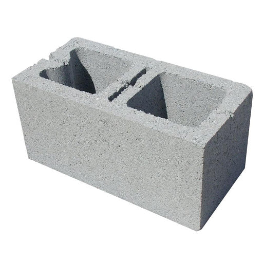 Classic Cinder Block 8x8x16IN, Gray