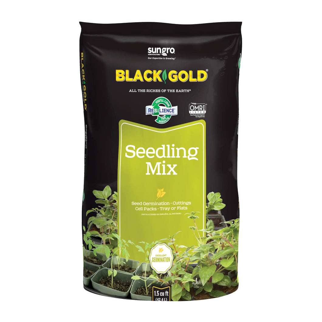 sun gro BLACK GOLD 1411002 16 QT P Seedling Mix, 16 qt Bag